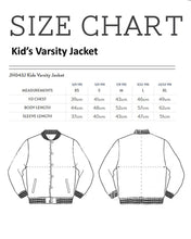 Load image into Gallery viewer, GEEKS Youth Varsity Jacket to match Retro Jordan 1 OG Bred Patent