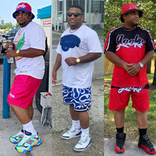 Load image into Gallery viewer, Forever Laced Shorts to match Retro Jordan 12 Taxi Flip sneakers
