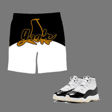 Load image into Gallery viewer, GEEKS Bold Shorts to match Retro Jordan 11 Gratitude sneakers