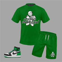 Load image into Gallery viewer, Retro Phresh Boys Short Set - Pine Green