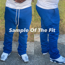 Load image into Gallery viewer, GEEKS Stacked Cargo Joggers to match Retro Jordan 5 Burgundy sneakers