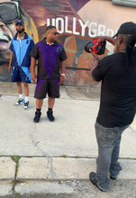 Load image into Gallery viewer, Super S Windbreaker Short Set to match Retro Jordan 1 Shattered Backboard