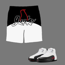 Load image into Gallery viewer, GEEKS Bold Shorts to match Retro Jordan 12 Taxi Flip sneakers