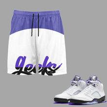 Load image into Gallery viewer, GEEKS Mesh Shorts to match Retro Jordan 5 Concord