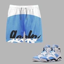 Load image into Gallery viewer, GEEKS Mesh Shorts to match Retro Jordan 6 UNC