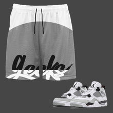 Load image into Gallery viewer, GEEKS Mesh Shorts to match Retro Jordan 4 Military Black