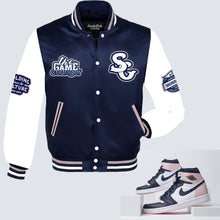 Load image into Gallery viewer, The Game Changer Satin Jacket to match Retro Jordan 1 Atmosphere