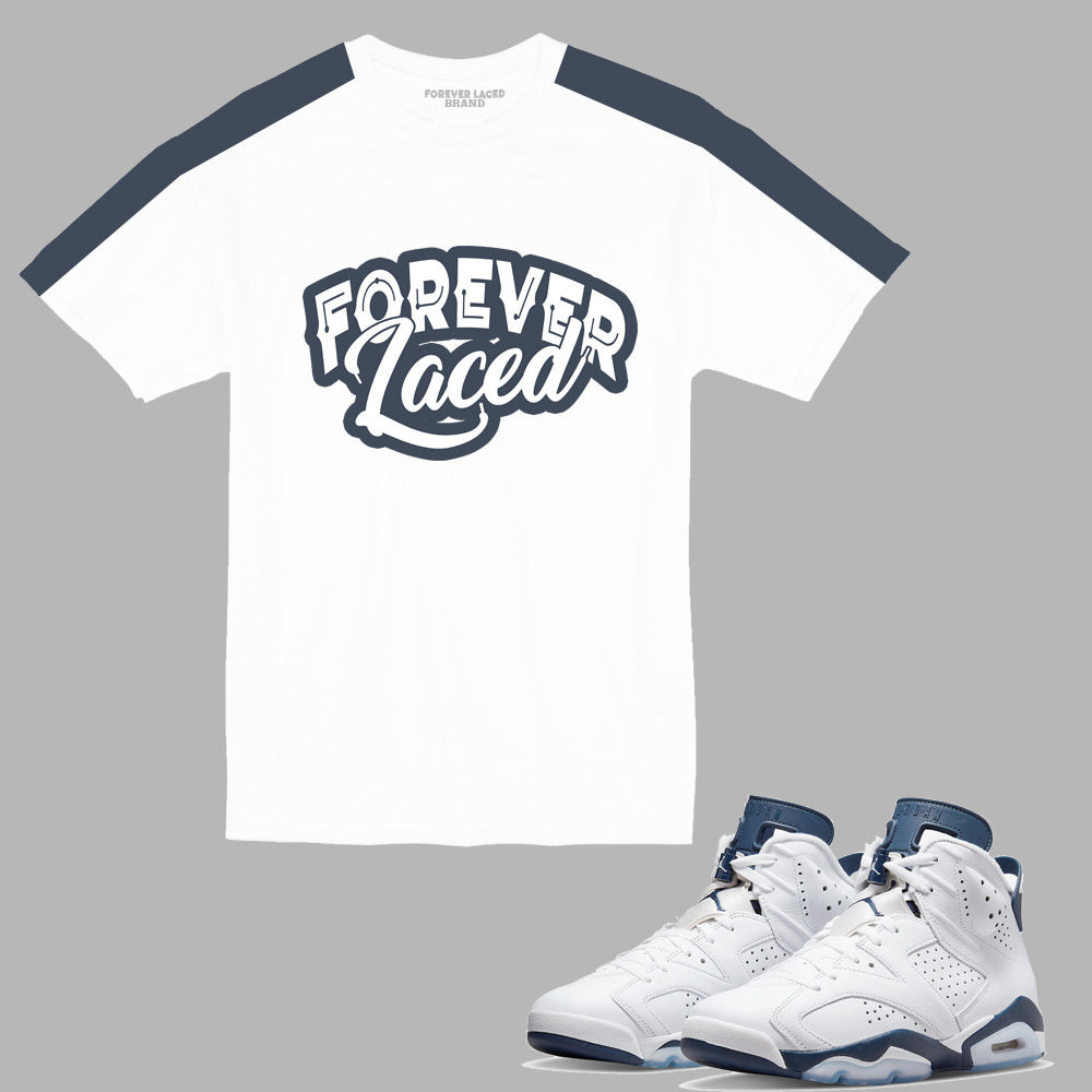 Forever Laced T-Shirt to match Retro Jordan 6 Midnight Navy
