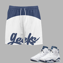 Load image into Gallery viewer, GEEKS Mesh Shorts to match Retro Jordan 6 Midnight Navy