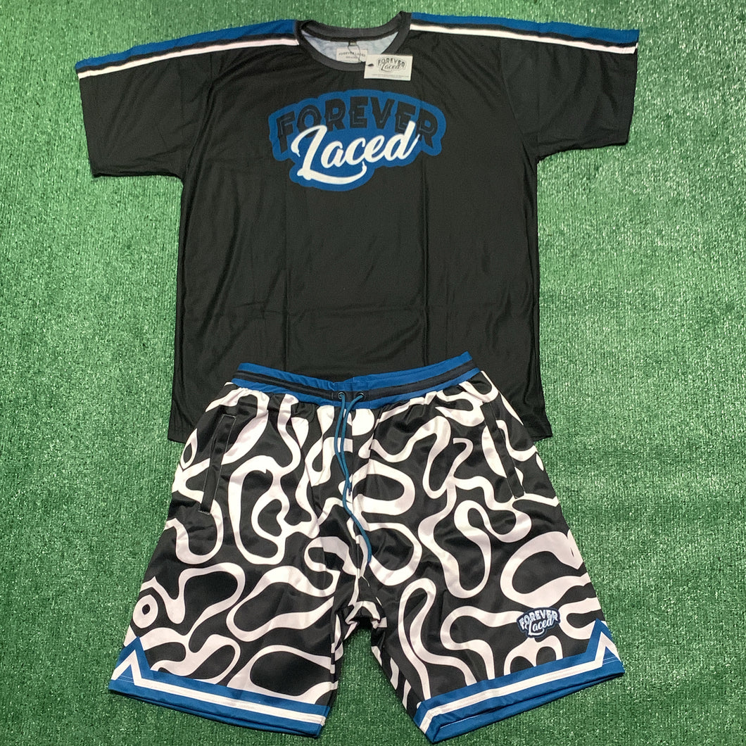 Forever Laced Retro Short Set - Midnight Brave