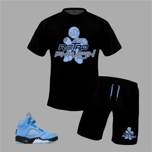 Retro Phesh Boys Short Set - UNC