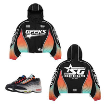 Load image into Gallery viewer, GEEKS Sportswear Hooded Windbreaker - Air Max 95 Greedy/What The 2016
