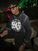 Load image into Gallery viewer, SG We Are The Culture Sunfaded Hoodie (Black/Grey and White)
