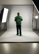 Load image into Gallery viewer, DUCKN THE FAKES Satin Jacket to match the Retro Jordan 5 Oregon

