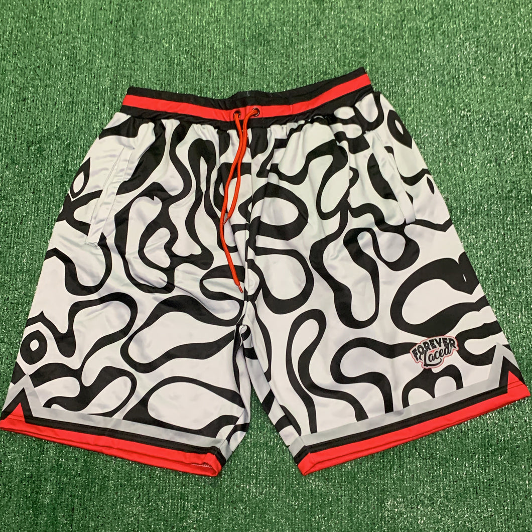 Forever Laced Retro Shorts - Infrared