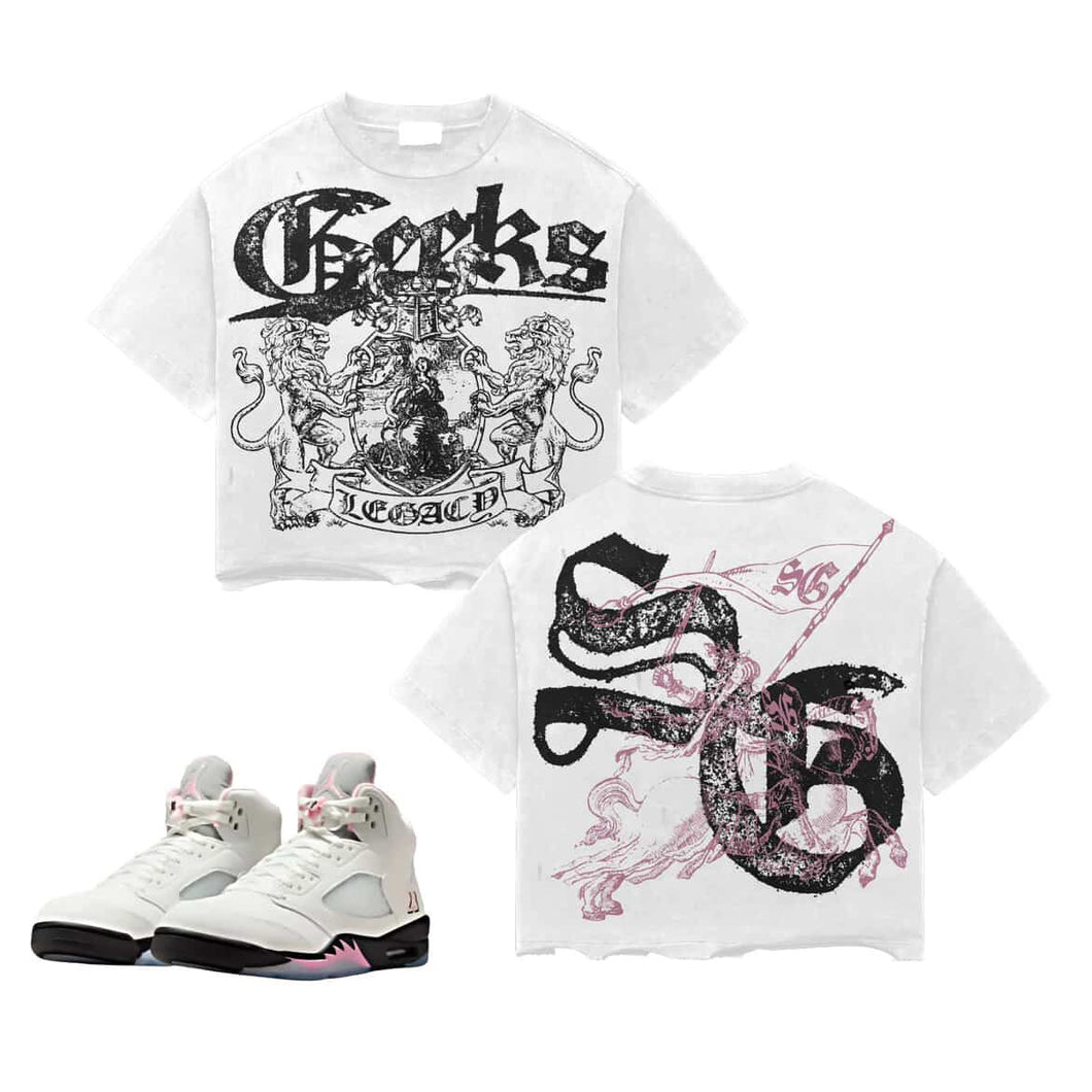 GEEKS Legacy Boxy T-Shirt to match Retro Jordan 5 OG 35th Anniversary sneakers