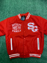 Load image into Gallery viewer, Loyalty Makes You Family Varsity Jacket to match Retro Jordan 11 Cherry - In Stock
