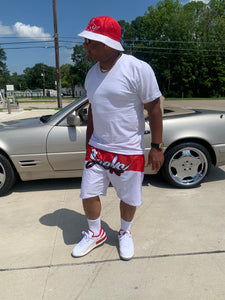 GEEKS Bucket Hat to match Retro Jordan 4 Red Cement sneakers