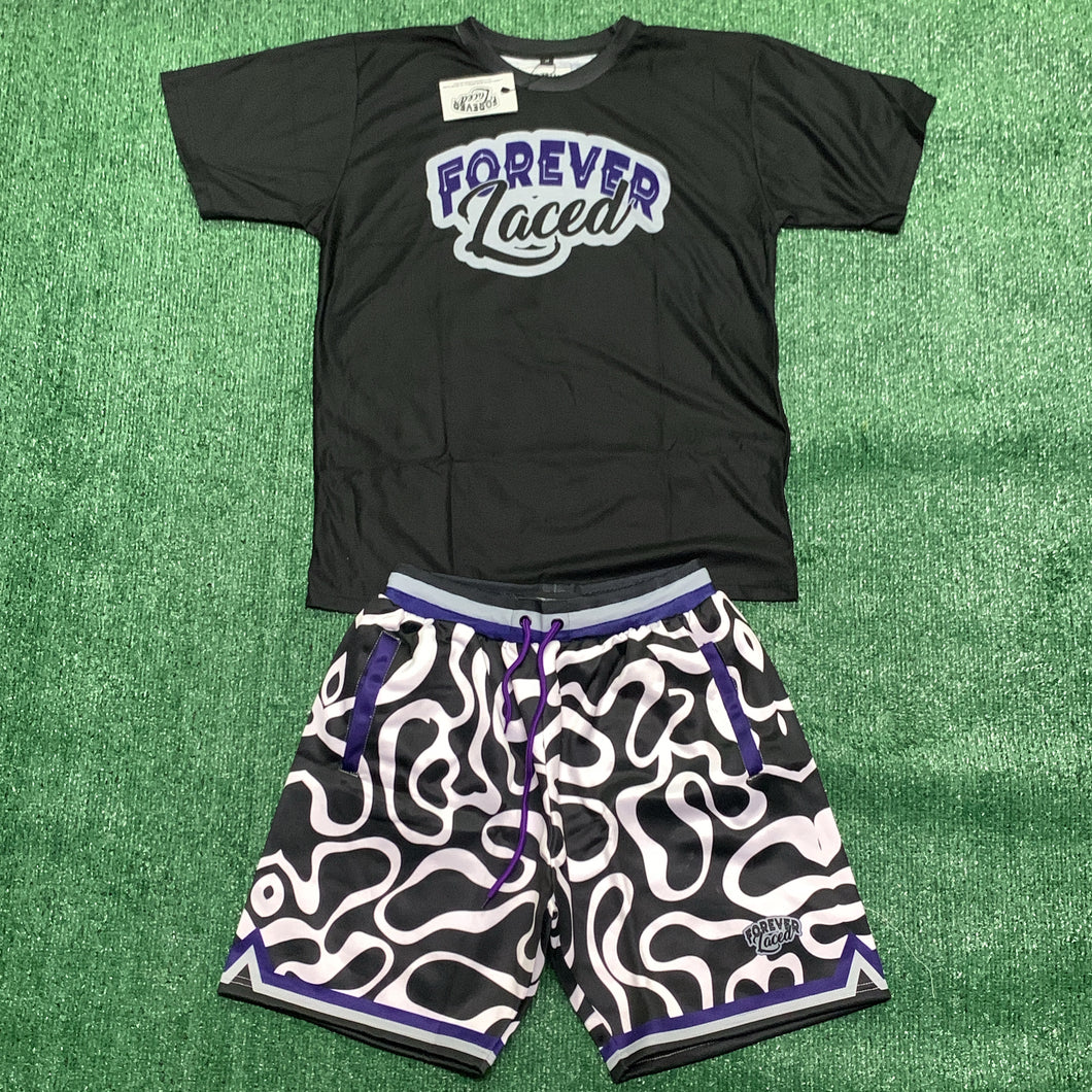 Forever Laced Retro Short Set - Concord