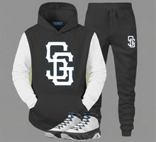 Load image into Gallery viewer, SG Giants Hooded Sweatsuit to match Retro Jordan 9 Flint Grey
