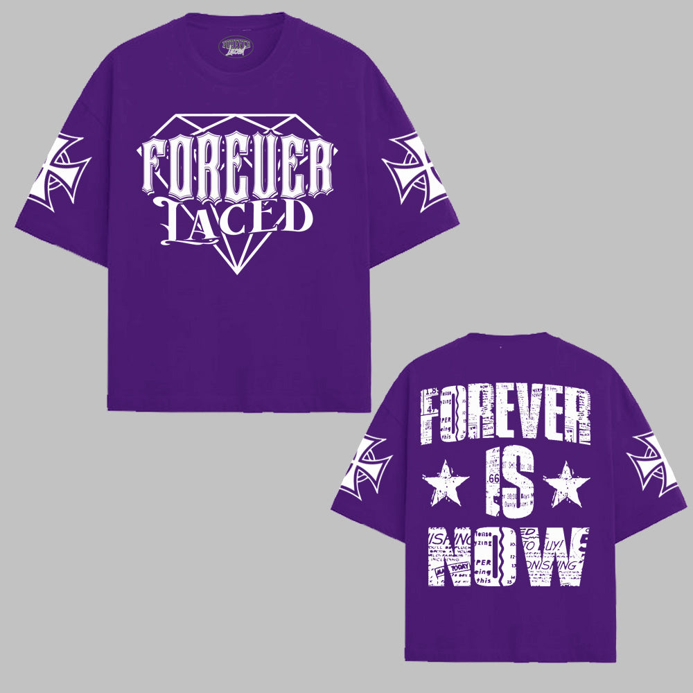 Forever Is Now Boxy T-Shirt (Black/White) - In Stock