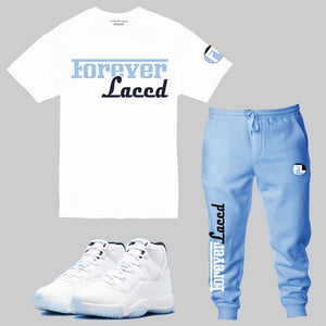 Forever Laced Racer Outfit to match Retro Jordan 11 Legend Blue sneakers