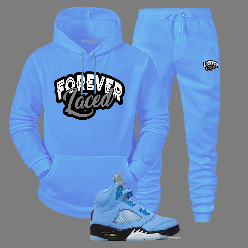 Forever Laced Sweatsuit to match Retro Jordan 5 SE UNC sneakers- In Stock
