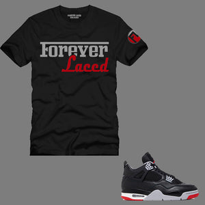 Forever Laced Racer T-Shirt to match Retro Jordan 5 Burgundy sneakers – SGC