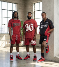 Load image into Gallery viewer, GEEKS Sportswear Mesh Jersey T-Shirt 2 to match Retro Jordan 4 Toro Bravo

