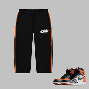 GEEKS Belted Track Pants to match Retro Jordan 1 Shattered Backboard sneakers