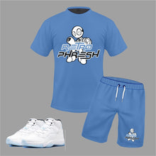 Load image into Gallery viewer, Retro Phresh Boys Short Set - Legend Blue
