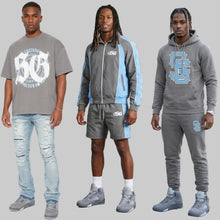 Load image into Gallery viewer, SG Giants Hooded Sweatsuit to match Retro Jordan 5 Wolf Grey sneakers
