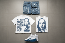 Load image into Gallery viewer, SADE T-Shirt to match Retro Jordan 12 French Blue sneakers
