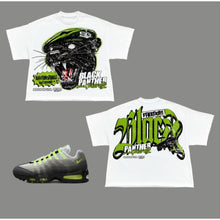 Load image into Gallery viewer, Black Panther Party T-Shirt 1 - Air Max 95 Neon
