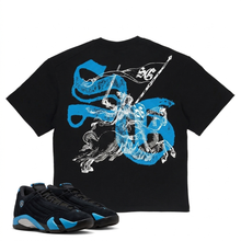 Load image into Gallery viewer, SG Heritage Boxy T-Shirt - University Blue
