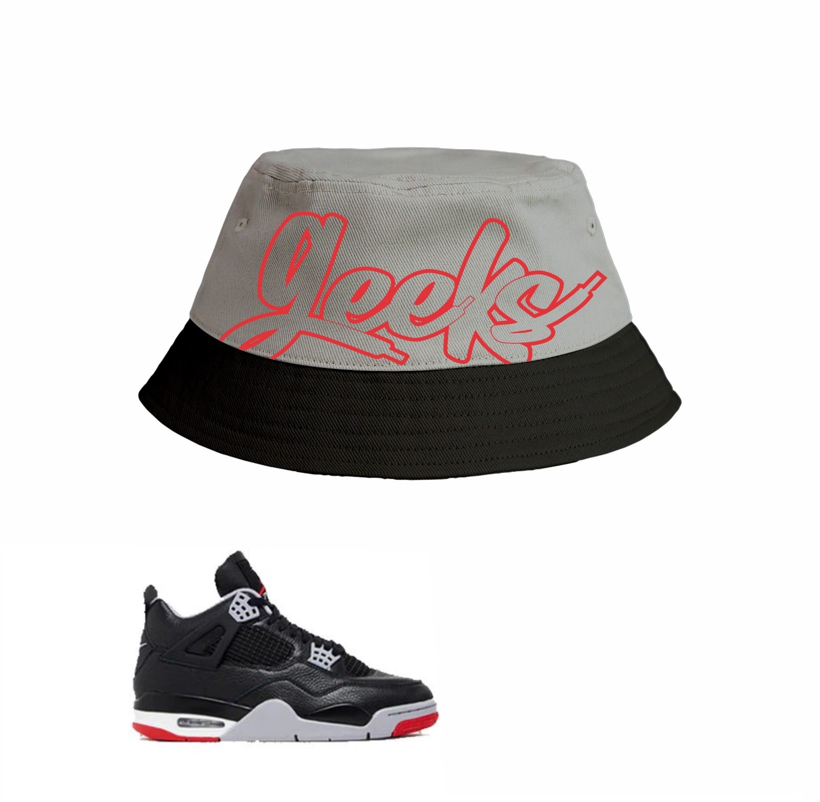 GEEKS Bucket Hat to match Retro Jordan 4 Reimagined sneakers