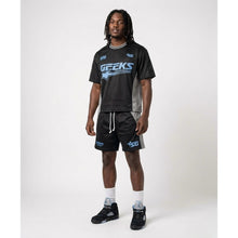 Load image into Gallery viewer, GEEKS Sportswear Active Short Set to match Retro Jordan 5 Black University Blue sneakers
