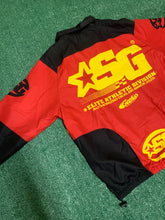 Load image into Gallery viewer, SG Most Wanted Windbreaker Set - Black/Red and Yellow
