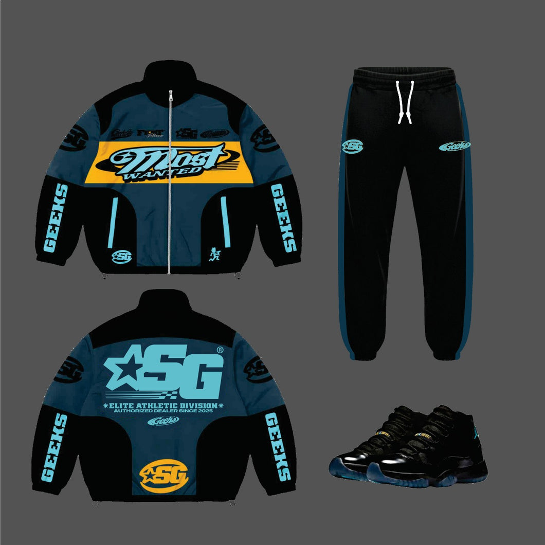 SG Most Wanted Windbreaker Set - Gamma Blue