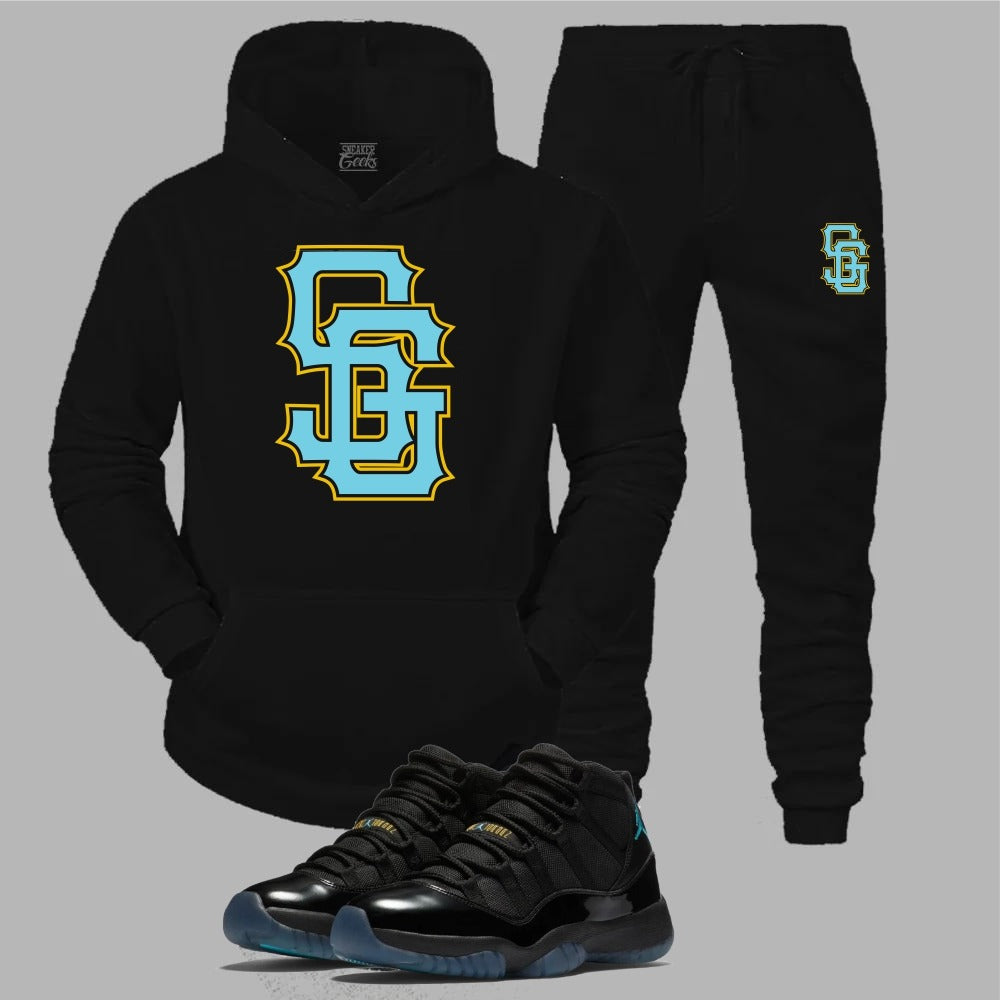 SG Giants Hooded Sweatsuit to match Retro Jordan 11 Gamma Blue