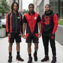 Load image into Gallery viewer, Super S Windbreaker Short Set to match Retro Jordan 6 Infrared Salesman
