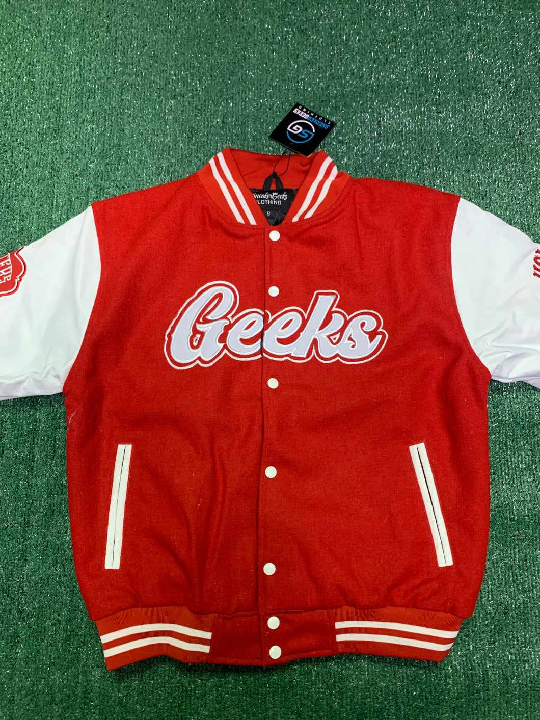 Defeat Is Not An Option Varsity Jacket to match Retro Jordan 11 Cherry -  In Stock