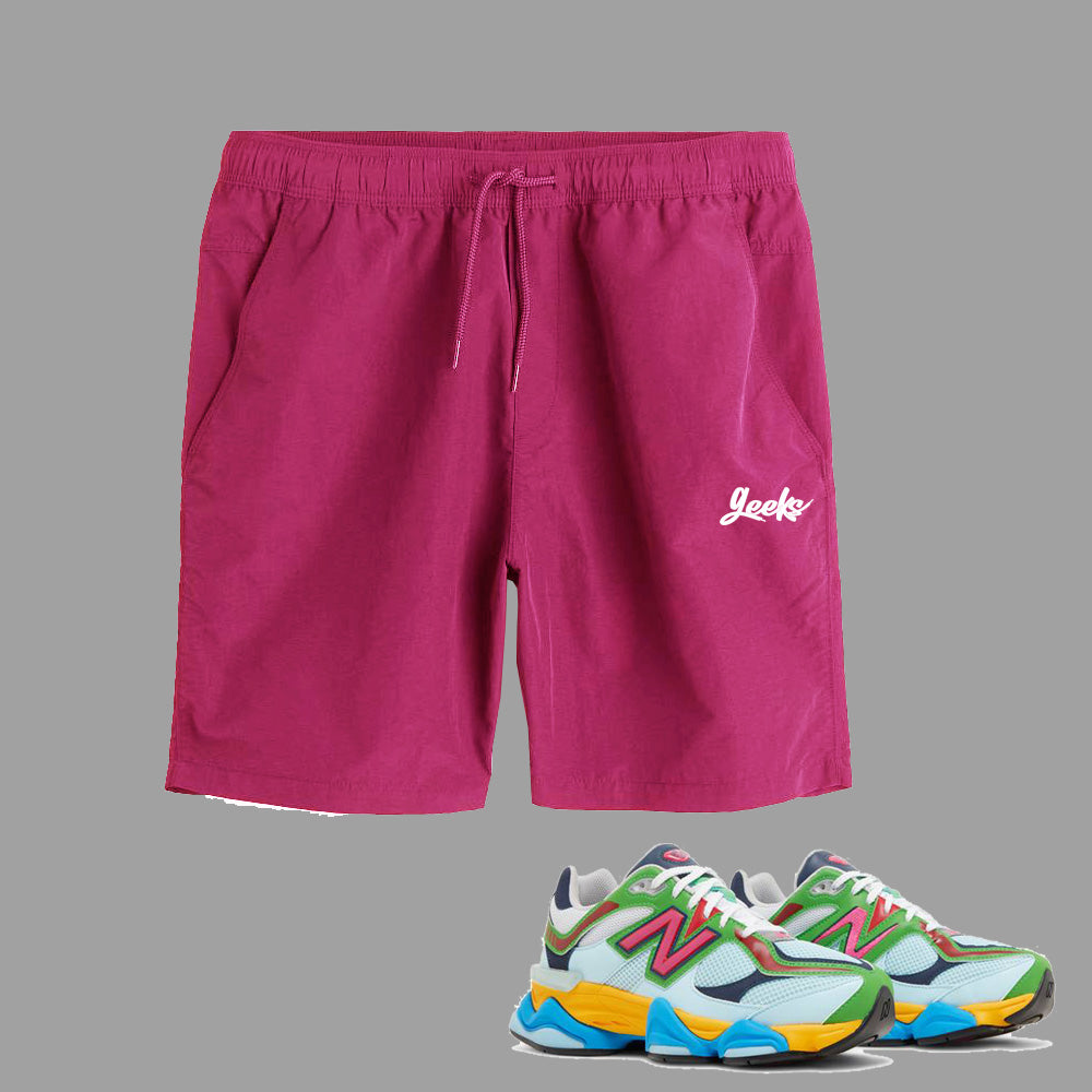 GEEKS Shorts 1 to match New Balance 9060 Beach Glass sneakers