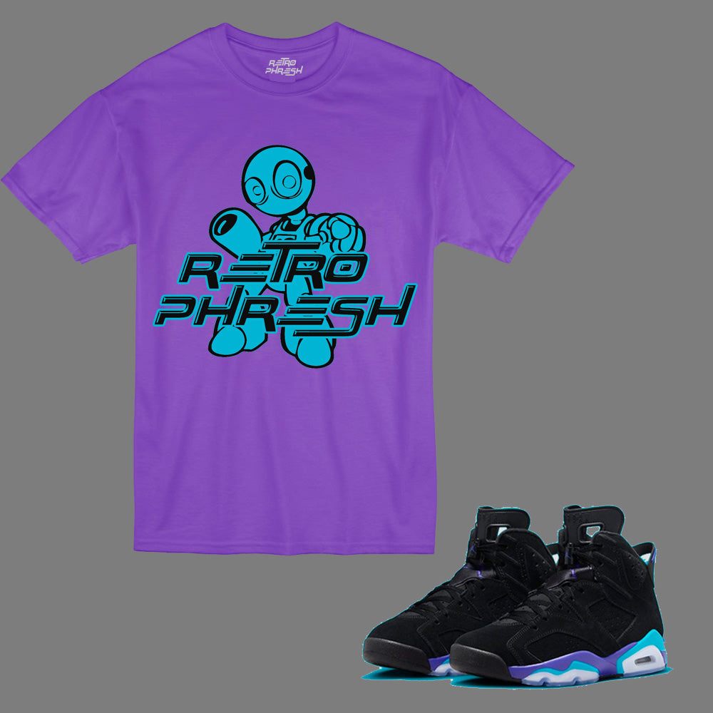 Retro Phresh T-Shirt to match Retro Jordan 6 Aqua sneakers