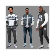 Load image into Gallery viewer, SG Giants Hooded Sweatsuit to match Retro Jordan 9 Flint Grey
