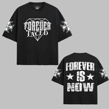Load image into Gallery viewer, Forever Laced  - Forever Is Now Boxy Premium T-Shirt (Black/White) - In Stock
