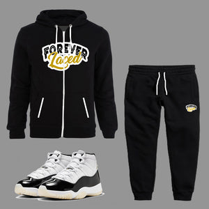 Forever Laced Zipped Hooded Sweatsuit to match Retro Jordan 11 Gratitude sneakers
