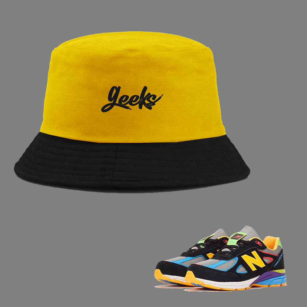GEEKS Bucket Hat to match New Balance 990v4 Wild Style sneakers