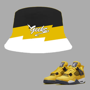 GEEKS Bucket Hat to match Retro Jordan 4 Thunder sneakers