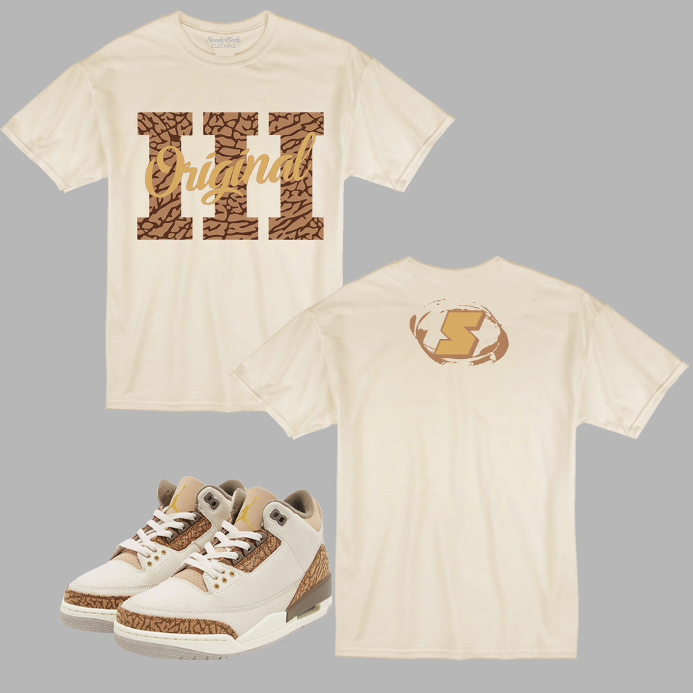 Original III T-Shirt to match Retro Jordan 3 Palomino sneakers